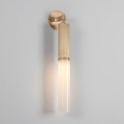 Satin Brass Flume Wall Light