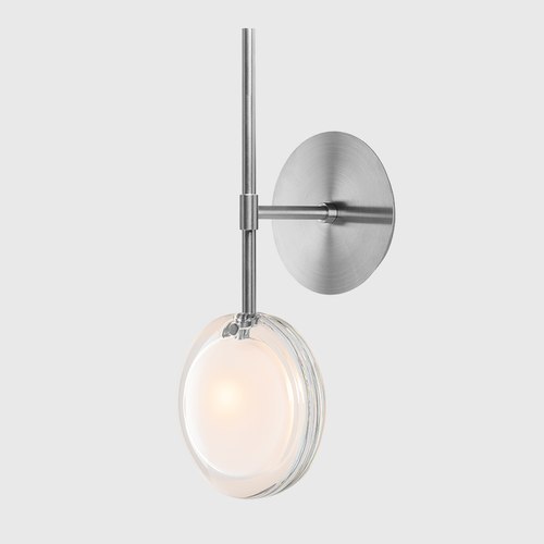White Lens Wall Light