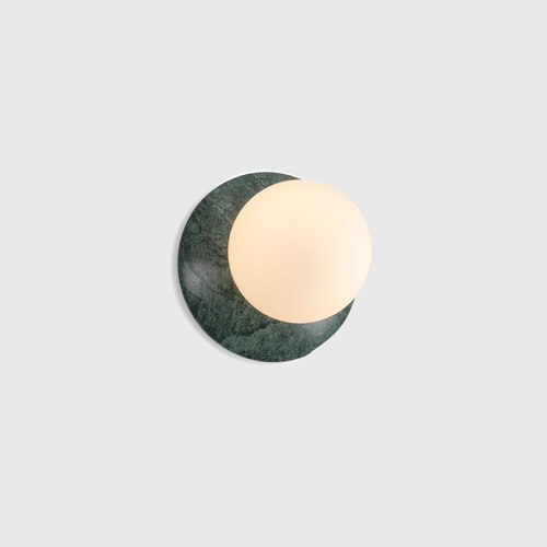 Green Marble Orbit Wall Light