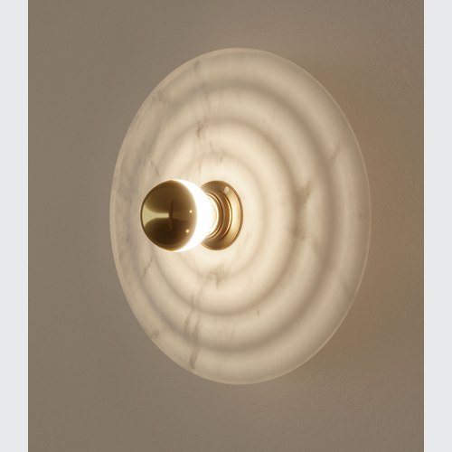 Brass Wave Wall Light