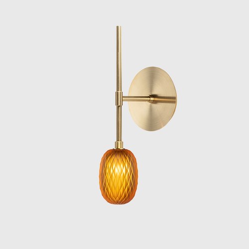 Amber Metamorphosis Wall Light