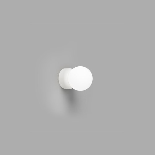 White Orb Deco Wall Light