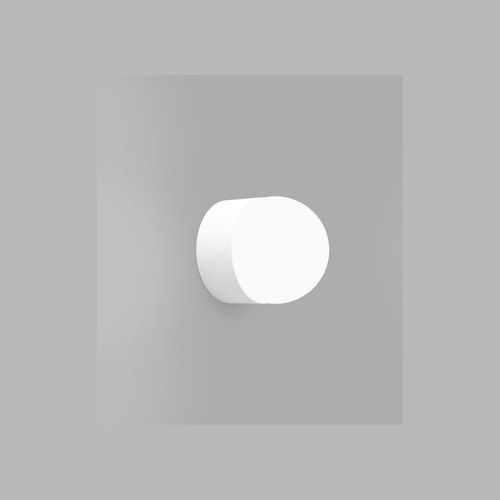 White Orb Sur Wall Light