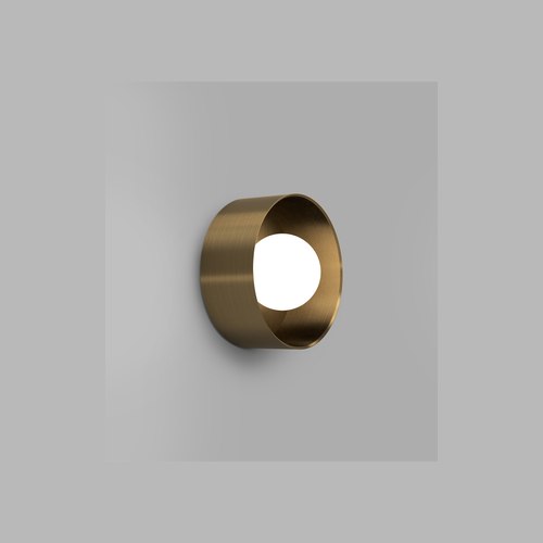 Old Brass Orb Sur Large Wall Light