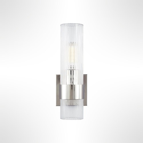 Brushed Nickel CM Geneva 1L Wall Sconce
