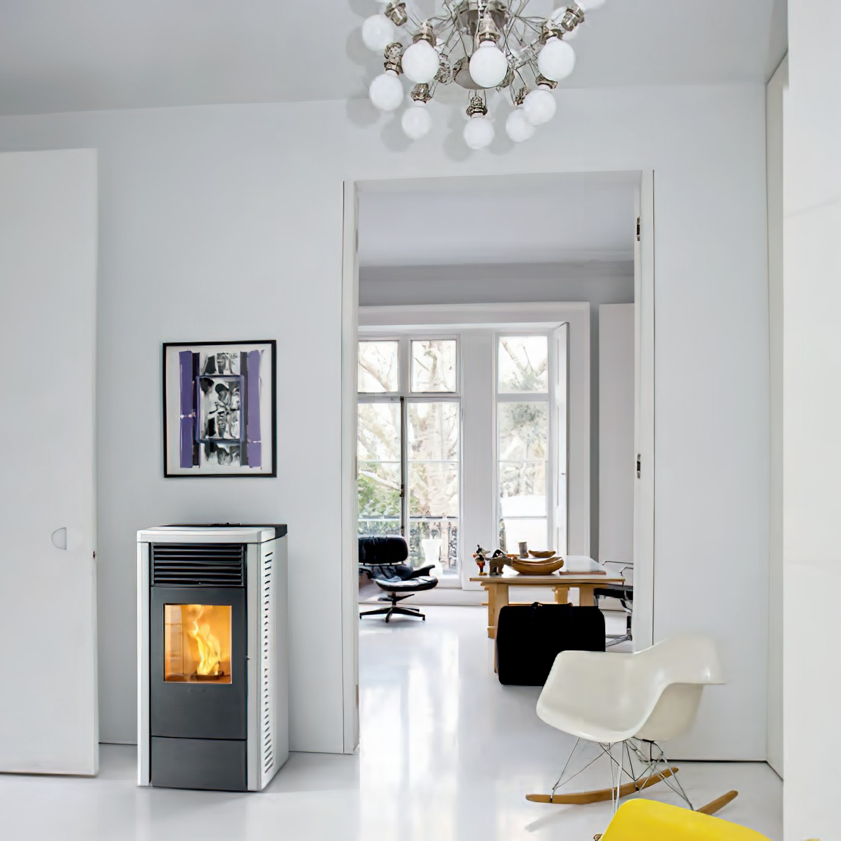 Ravelli Rosa Freestanding Pellet Fire | ArchiPro NZ