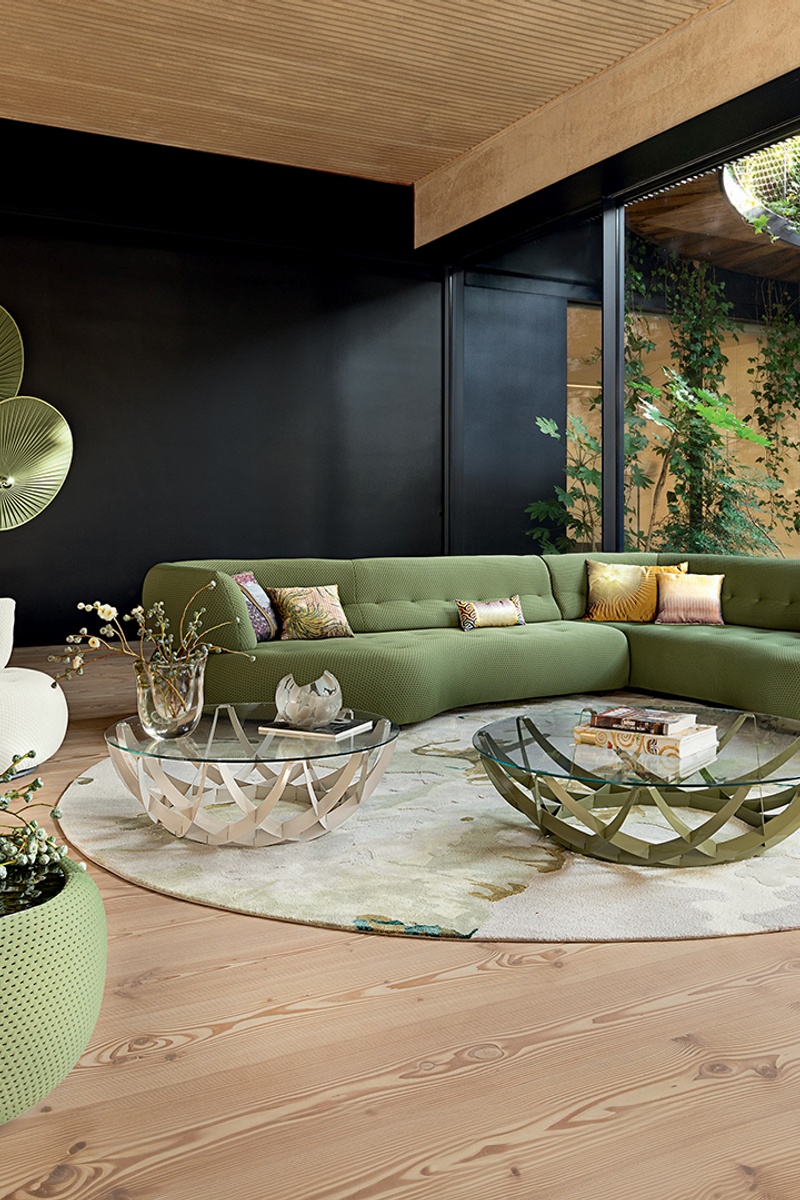 Sense sofa, designed by Studio Roche Bobois