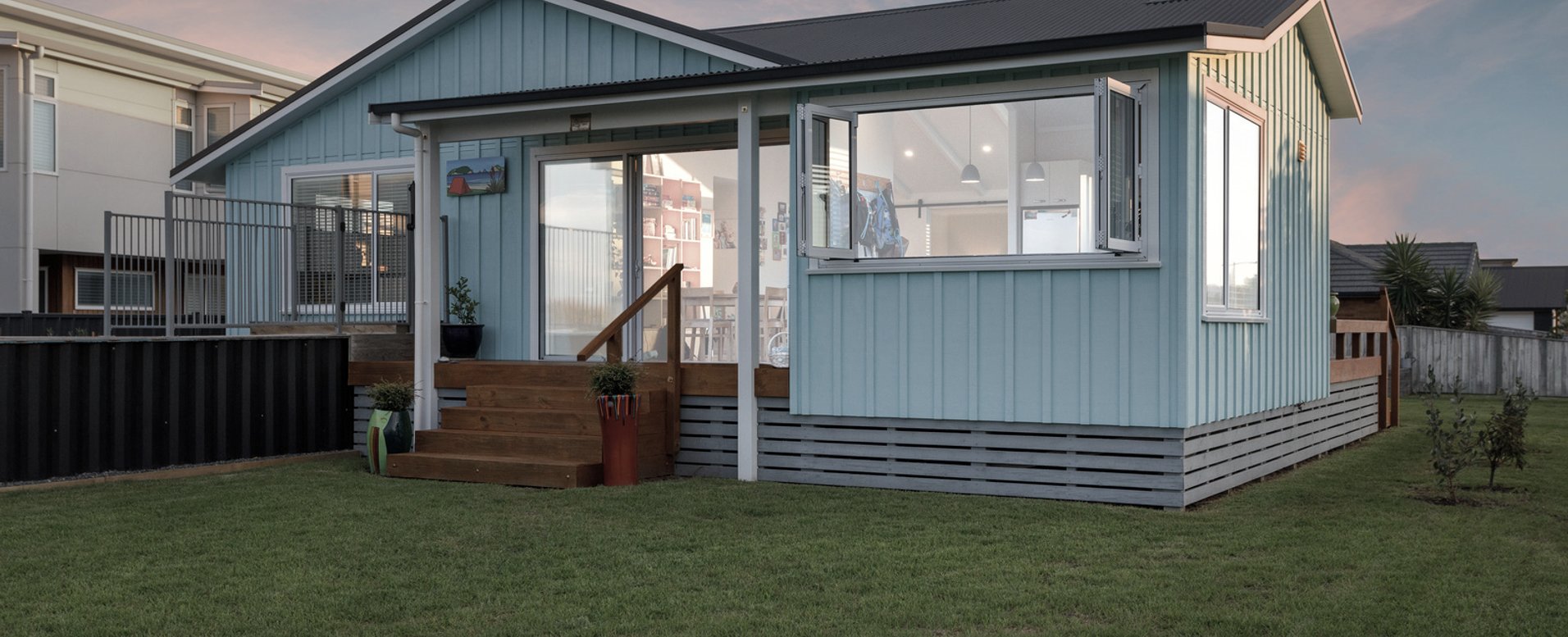 Tiny house living at the beach by Marlene Hudson Design | ArchiPro NZ