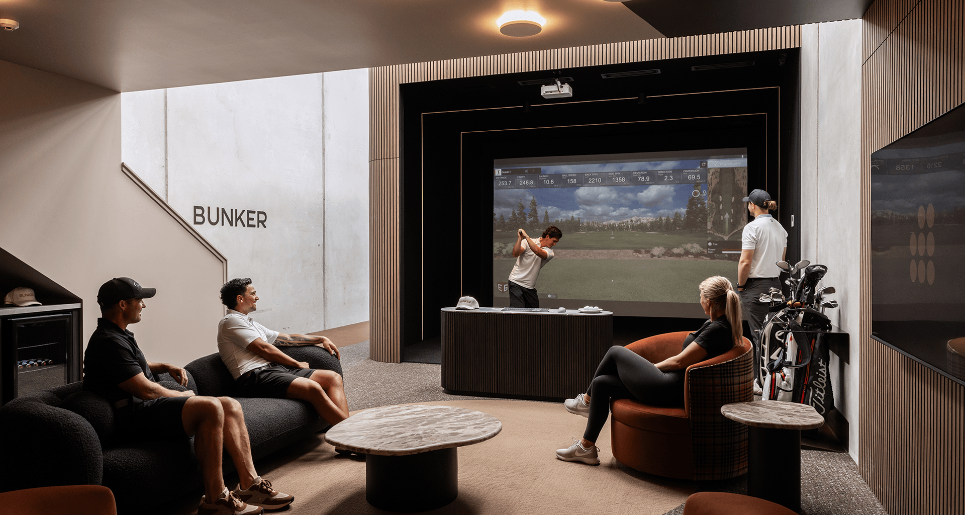 Exclusive Golf Simulator Club by Urban Lounge Interiors | ArchiPro NZ