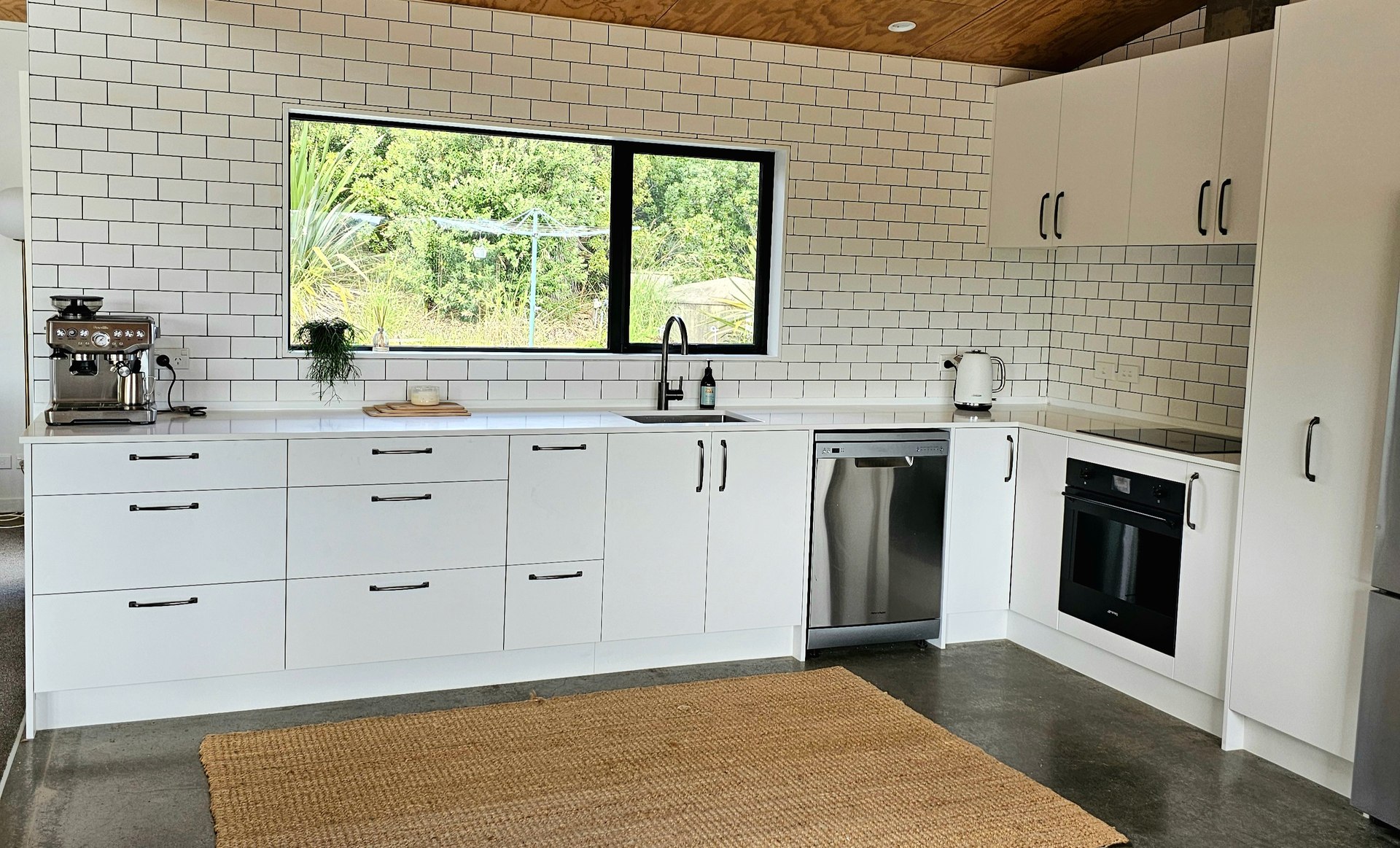 WHITE OPEN KITCHEN