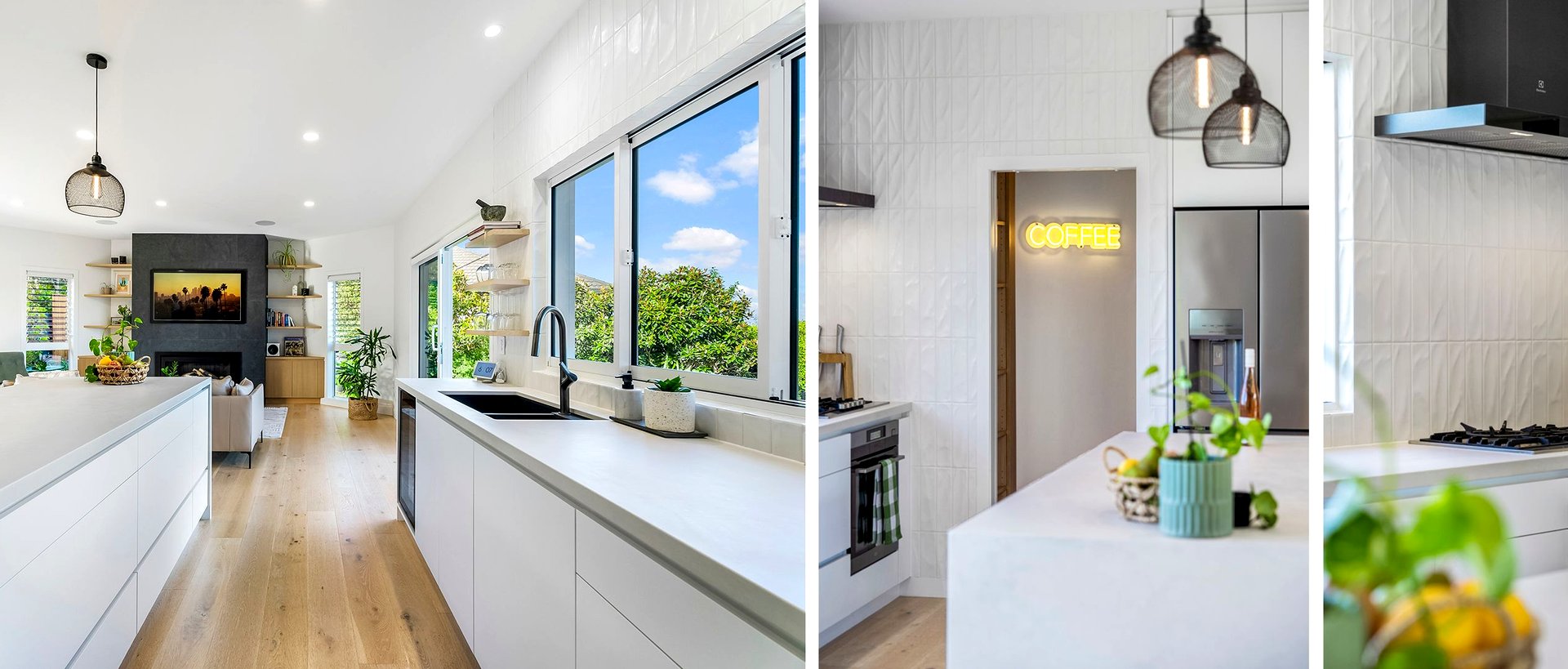 Modern Kitchen Bliss with Nature's Touch by Fluid Interiors | ArchiPro NZ