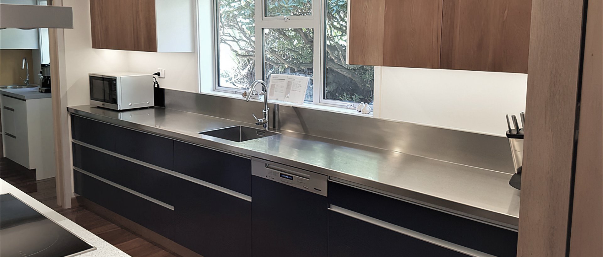 Galley Style Kitchen by Ron Kirk Joinery | ArchiPro NZ