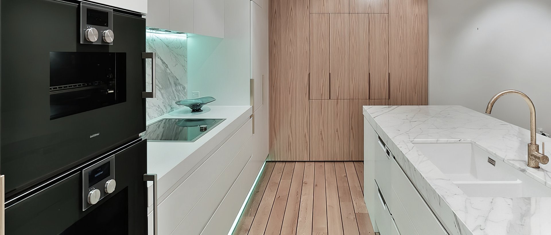 Ships Decking Kitchen, Princes Wharf, Auckland by Timber Floor Specialists ArchiPro NZ