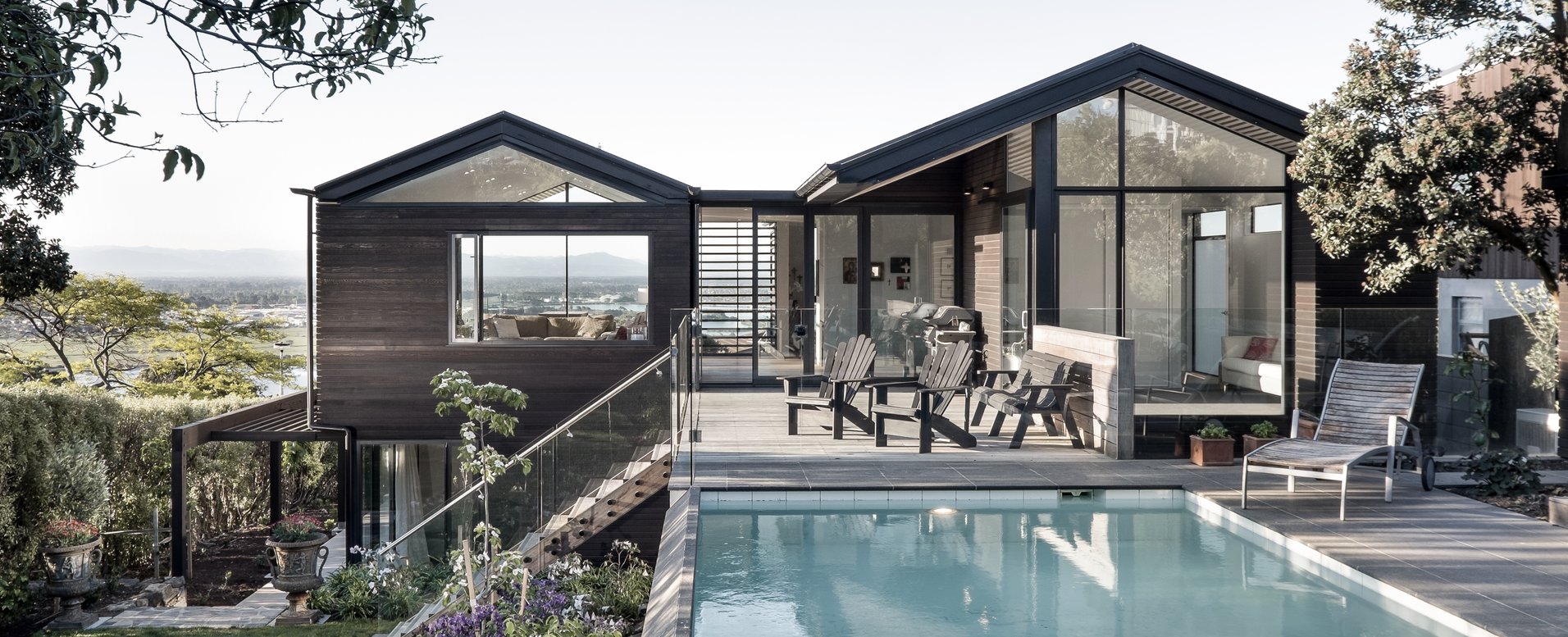 Hilltop Lane House by Borrmeister Architects ArchiPro NZ