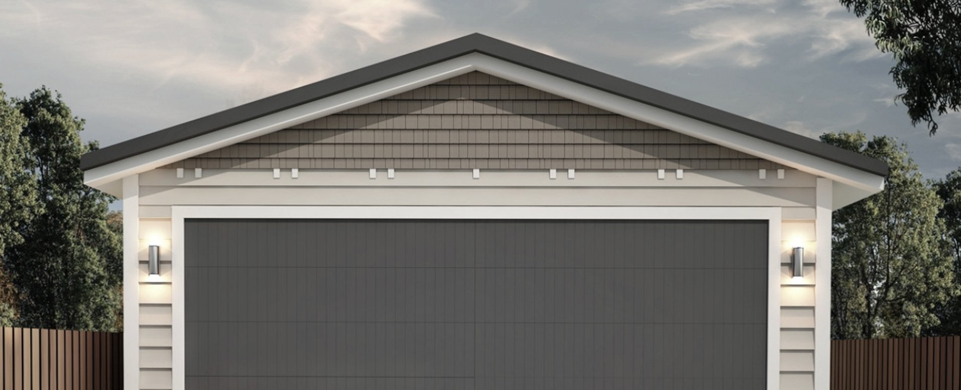 Double Garages by Hybrid Build ArchiPro NZ