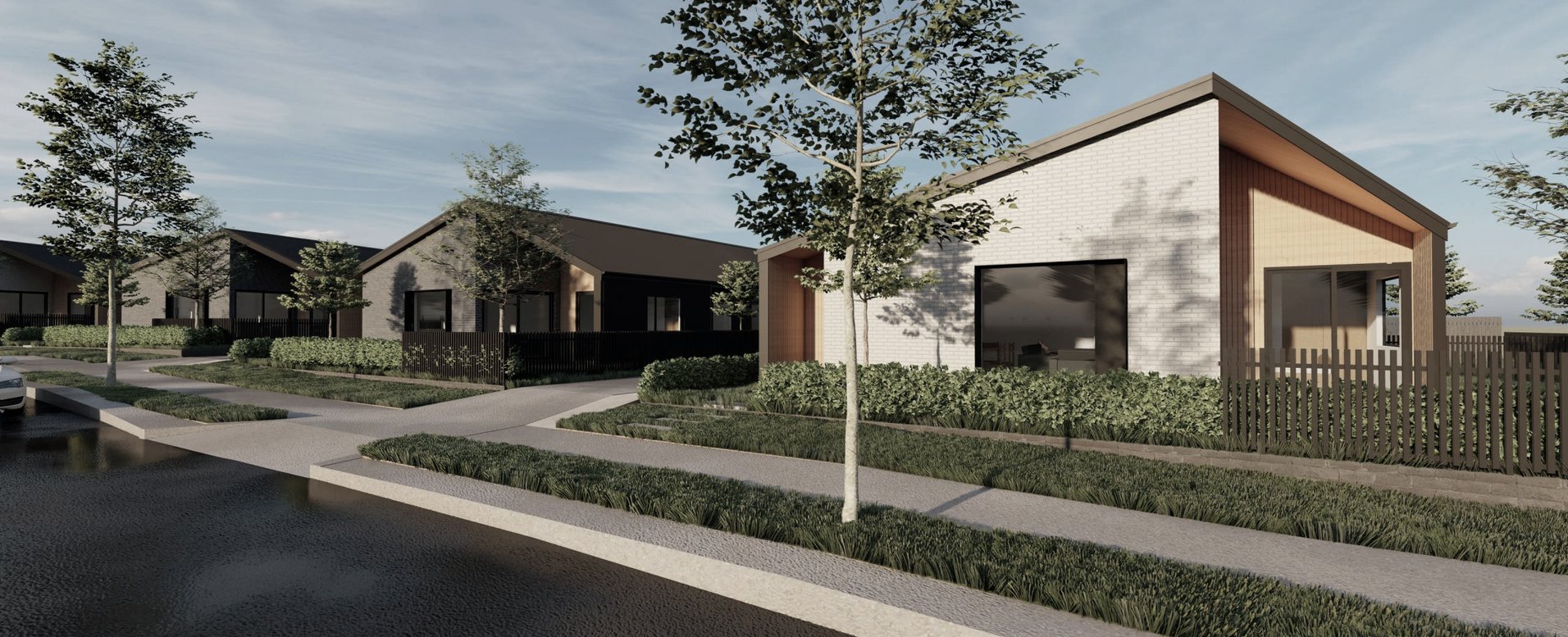 Red Beach Single Level Duplexes Smith Architects ArchiPro