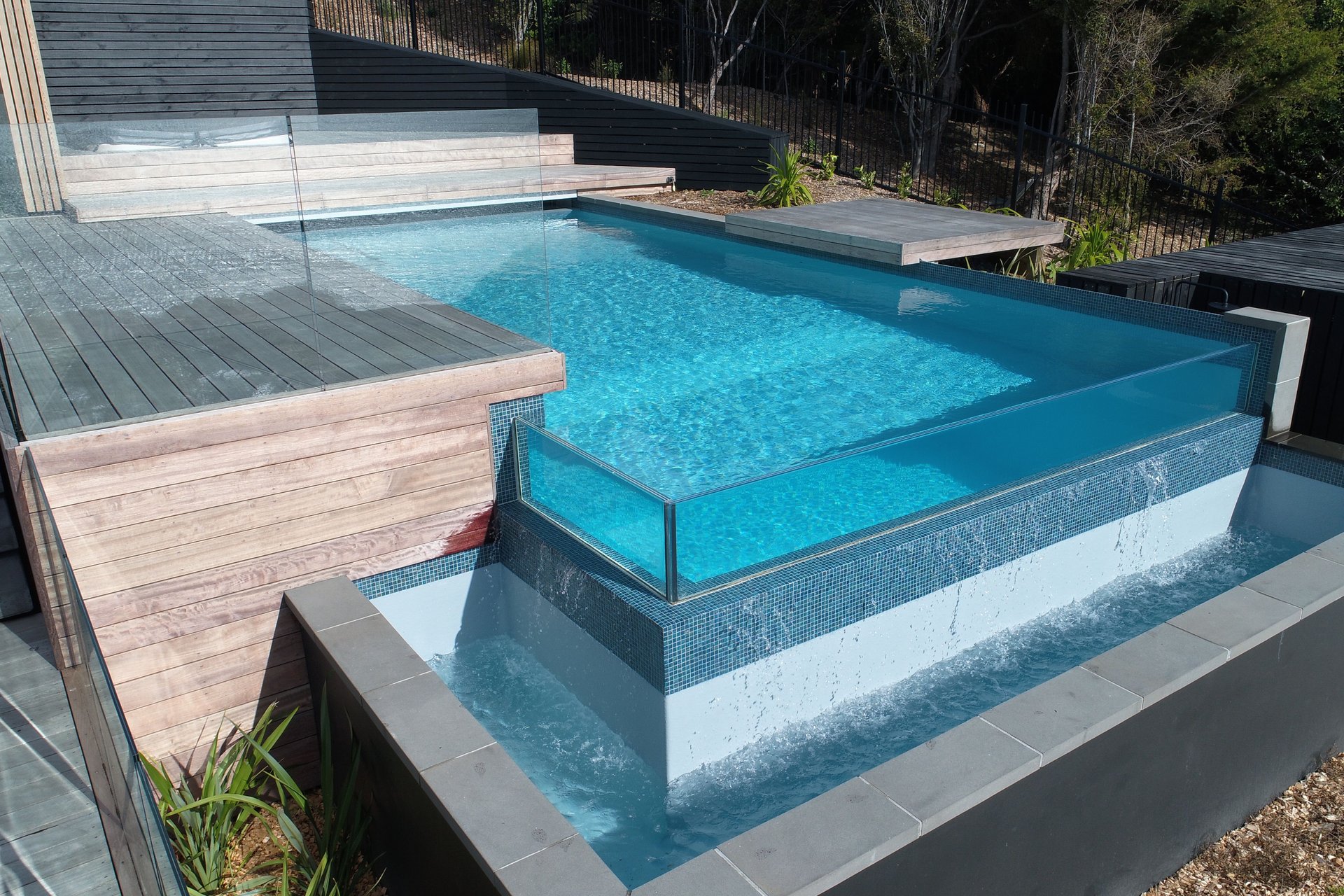 Glass Edge Infinity Pool by Mayfair Pools & Spas | ArchiPro NZ