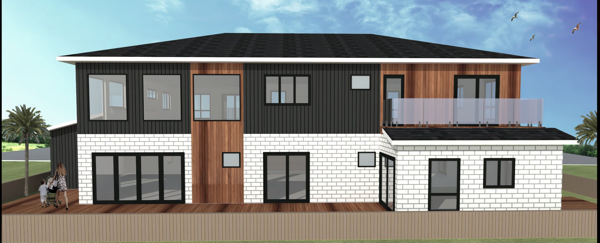 Single House Render by Architech Designs | ArchiPro NZ